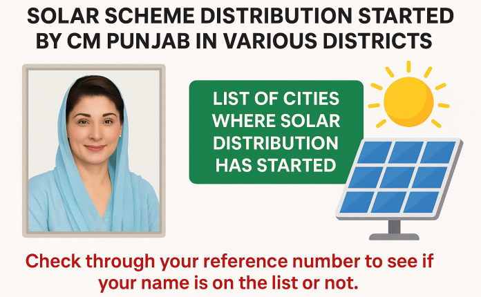 CM Punjab Solar Panel Scheme Apply Method 2025