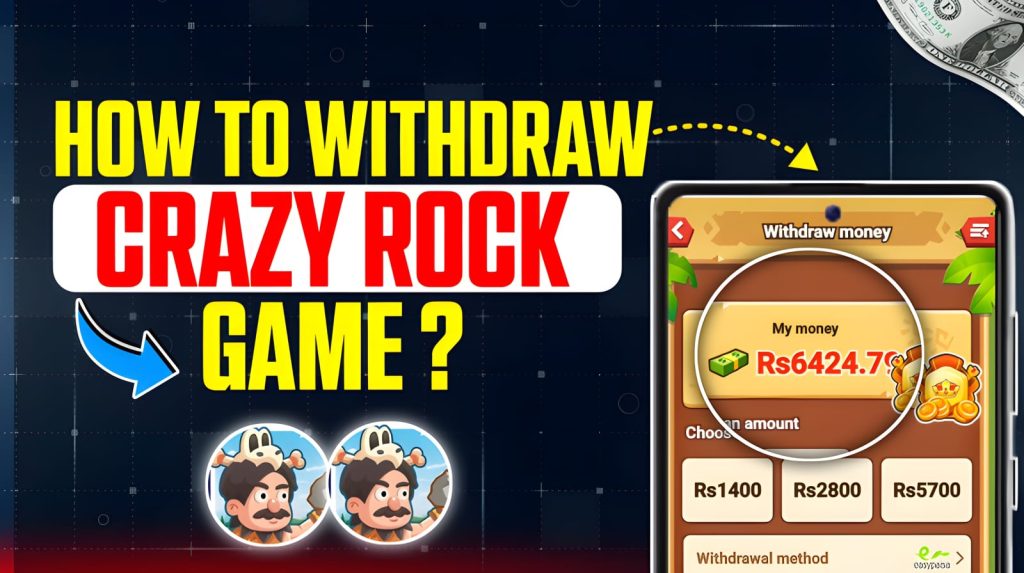 How To Get Quick Withdraw On CrazyRock Game