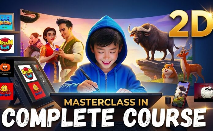 Cartoon 2D Animation Free Full Course on Mobile 2026