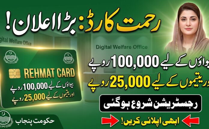 How To Apply for CM Punjab Rehmat Card Online 2026