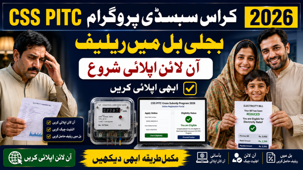 How To Apply for Electricity Bill Subsidy Program Online 2026
